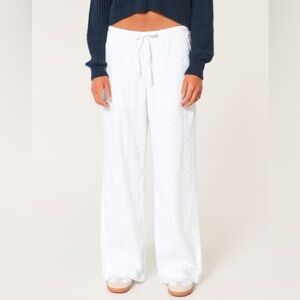 Hollister Women's Linen Pull-On Pants - White, XXS Short